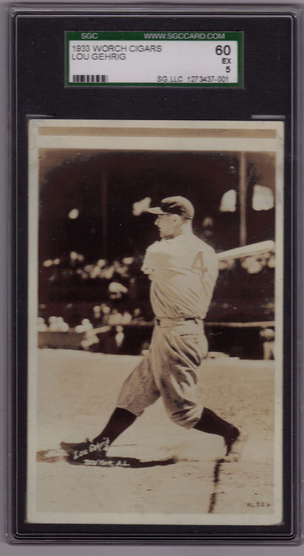 Lou Gehrig Card