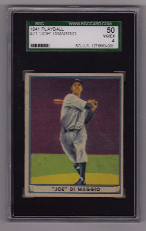 Joe DiMaggio Card