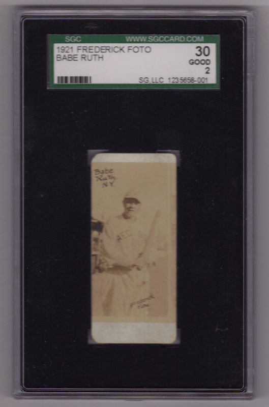 1921 Babe Ruth Card