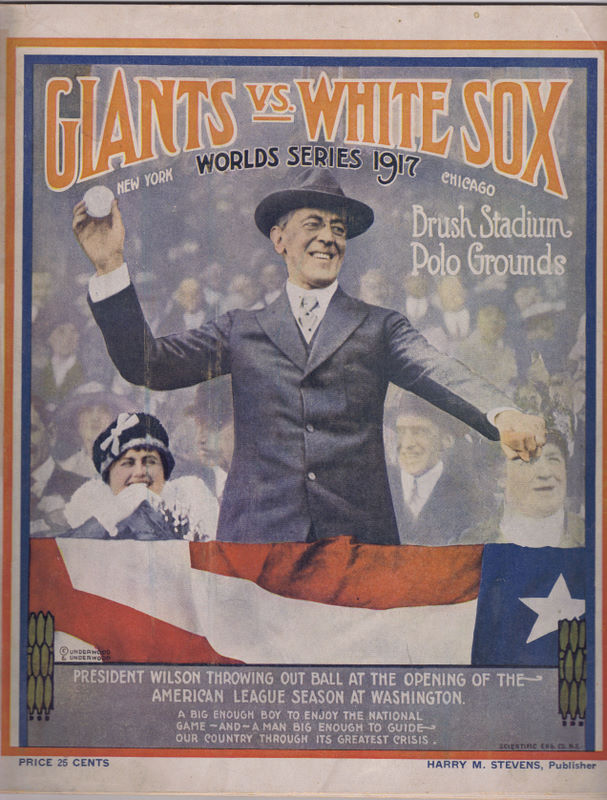 1917 World Series Program 1917 World Series Program