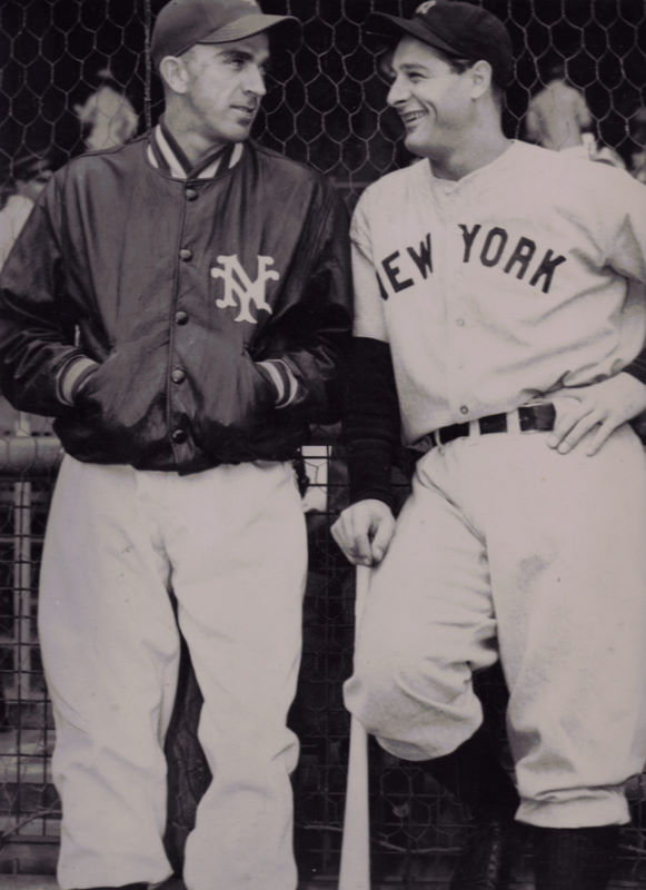 Lou Gehrig & Carl Hubbell Photo