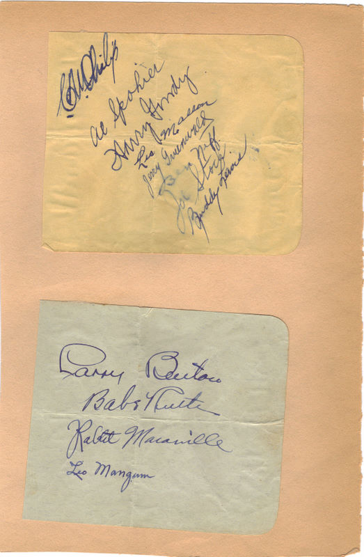 Babe Ruth Autograph