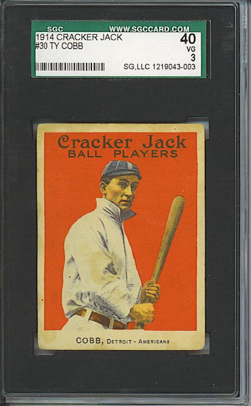  *SOLD* 1914 Crackerjack Ty Cobb