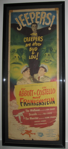 "Abbott & Costello Meets Frankenstein" Movie Poster