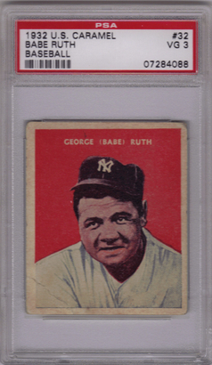 1932 Babe Ruth Baseball Card*SOLD*