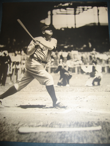*SOLD* Original Over-Sized Babe Ruth Photograph