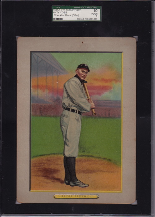 Ty Cobb Turkey Red Card SOLD Ty Cobb Turkey Red Card SOLD