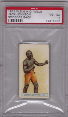 *SOLD*1911 Jack Johnson Card