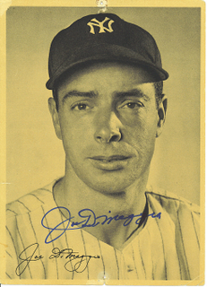 1949 Autographed Picture Pack Joe DiMaggio*SOLD* 1949 Autographed Picture Pack Joe DiMaggio*SOLD*