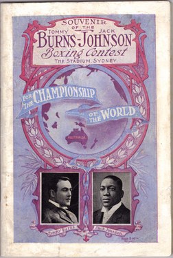 Jack Johnson vs Burns Program *sold*