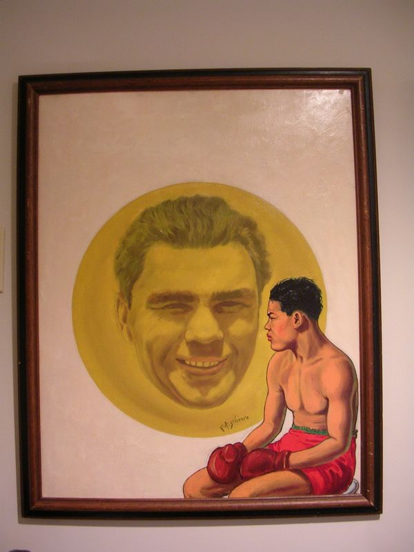 Joe Louis Painting