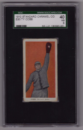 Ty Cobb E93 Card