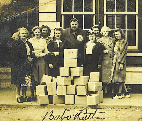 Babe Ruth Autographed Photo *SOLD* Babe Ruth Autographed Photo *SOLD*