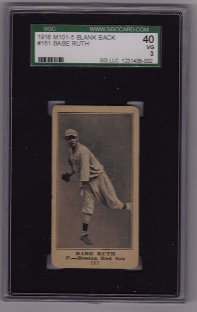 Babe Ruth Rookie Card