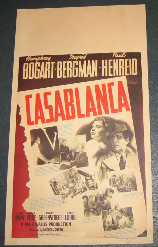 *SOLD* Casablanca (mini window card)