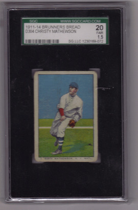 Christy Mathewson Card 1911-14*SOLD*