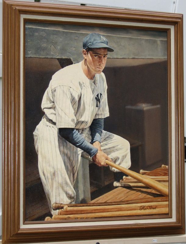 *SOLD* Joe DiMaggio Painting *SOLD* Joe DiMaggio Painting