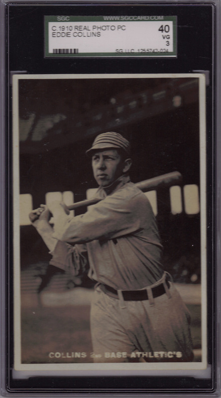Eddie Collins Post Card