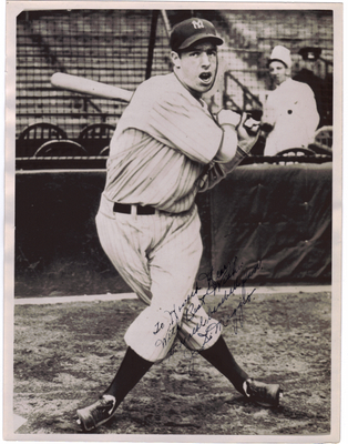 Vintage Autographed DiMaggio Photo*SOLD* Vintage Autographed DiMaggio Photo*SOLD*