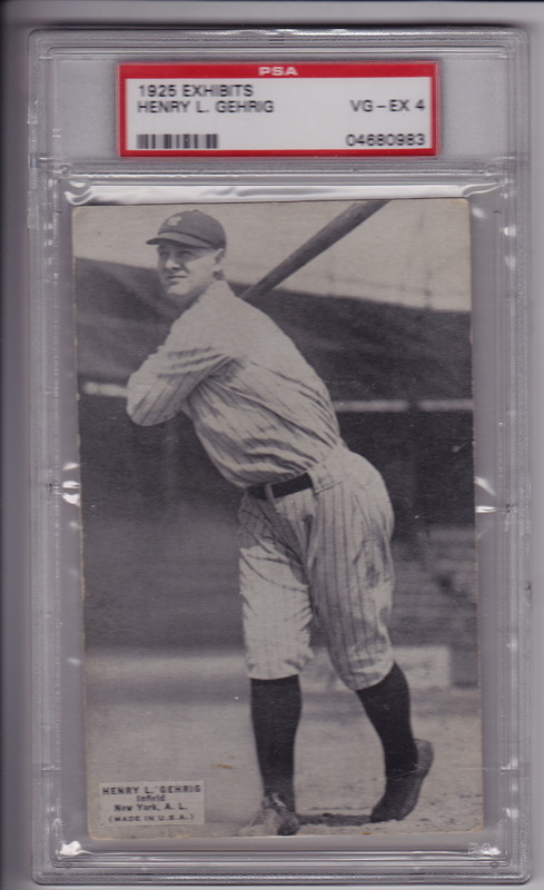 Lou Gehrig Rookie Card
