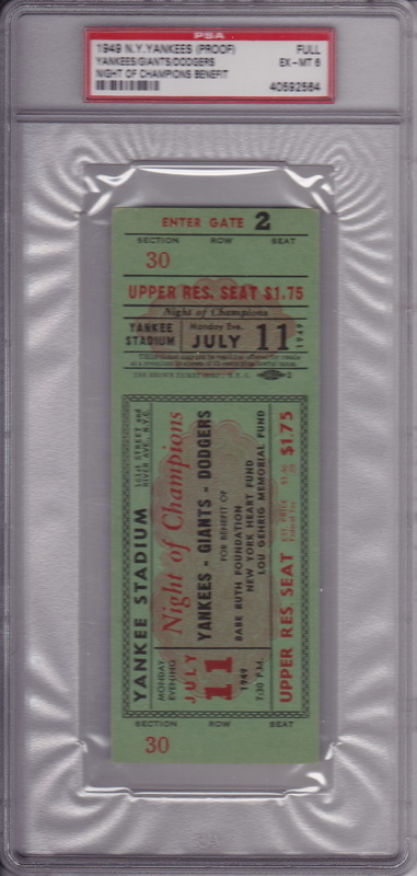 1949 Night of Champions Benefit Game 1949 Night of Champions Benefit Game