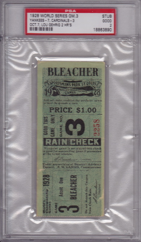 1928 World Series Game 3