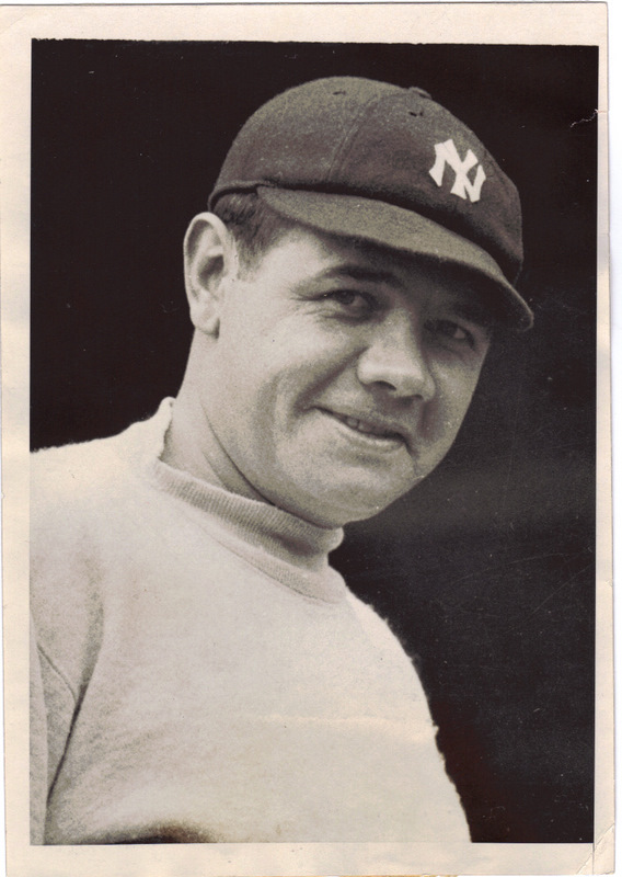 Babe Ruth Photograph Babe Ruth Photograph