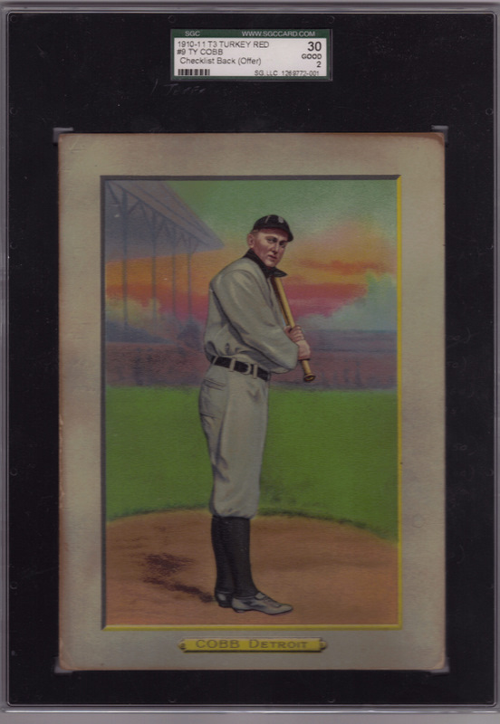 Ty Cobb Turkey Red Card