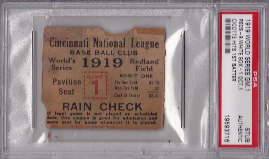 1919 World Series GM 1 Ticket Stub SOLD AndyImperato Com   1941 American League Pass 4 0003 2 